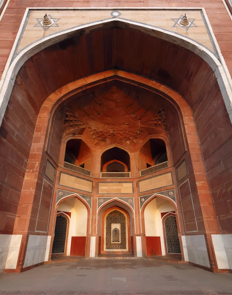 Humayun-Mausoleum, westlicher Iwan