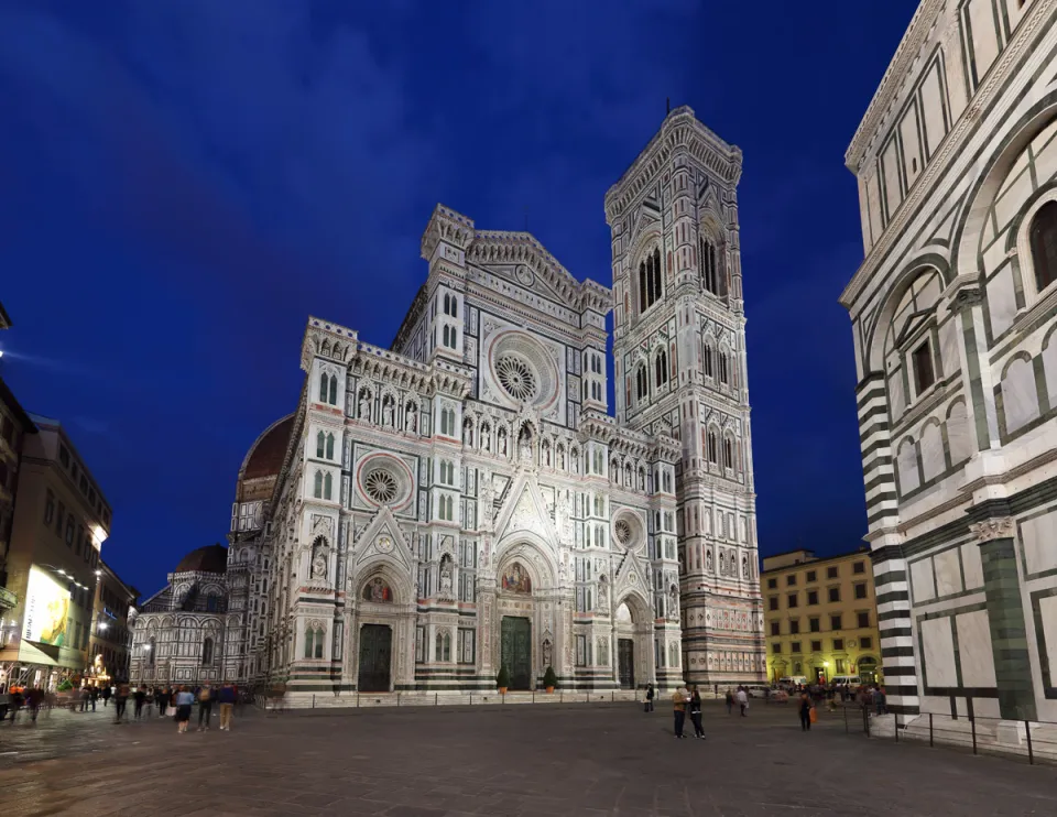 Kathedrale von Florenz bei Nacht