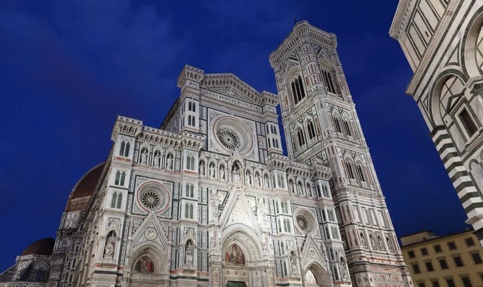 Kathedrale von Florenz bei Nacht