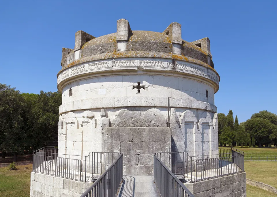 Mausoleum des Theoderich, obere Struktur (Ostansicht)