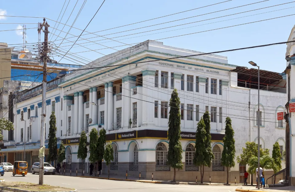 Gebäude der National Bank of Kenya, Südostansicht