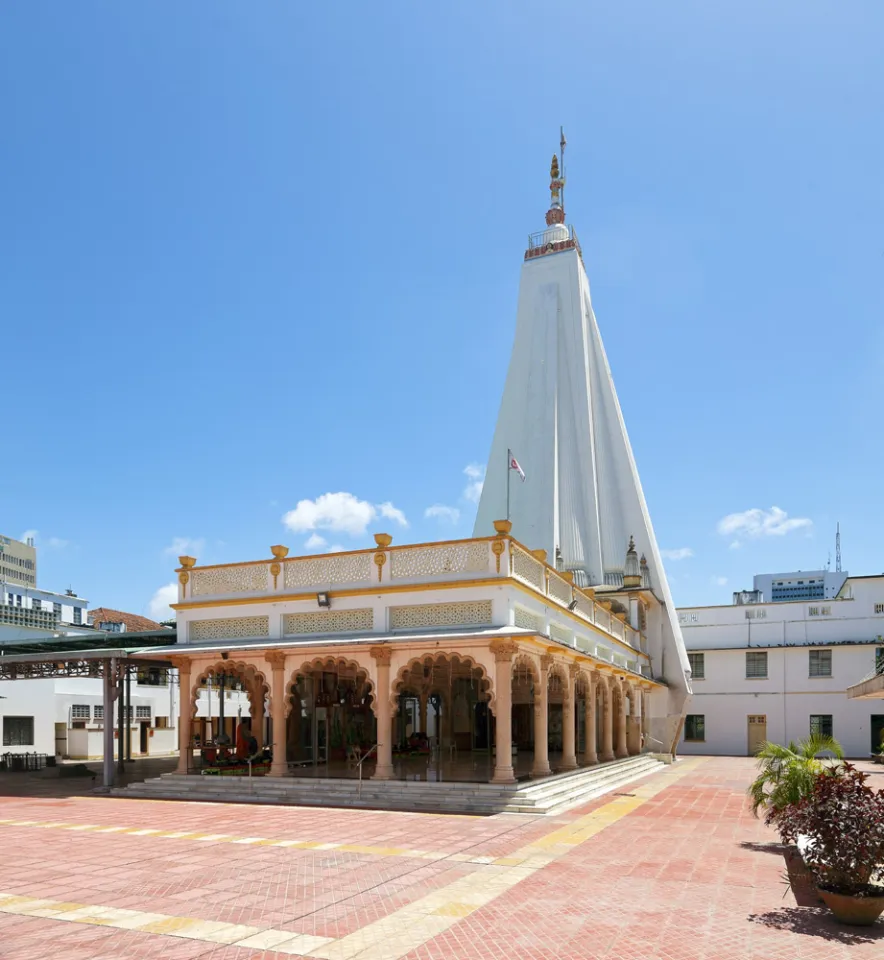 Komplex der Shree Hindu Union Mombasa, Shiva-Temple, Ostansicht