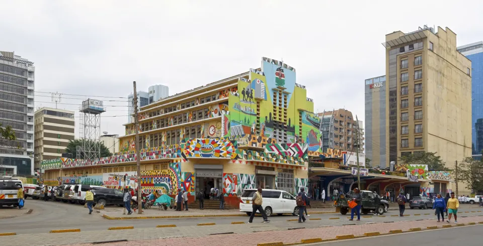 Städtisches Marktgebäude, Südostansicht