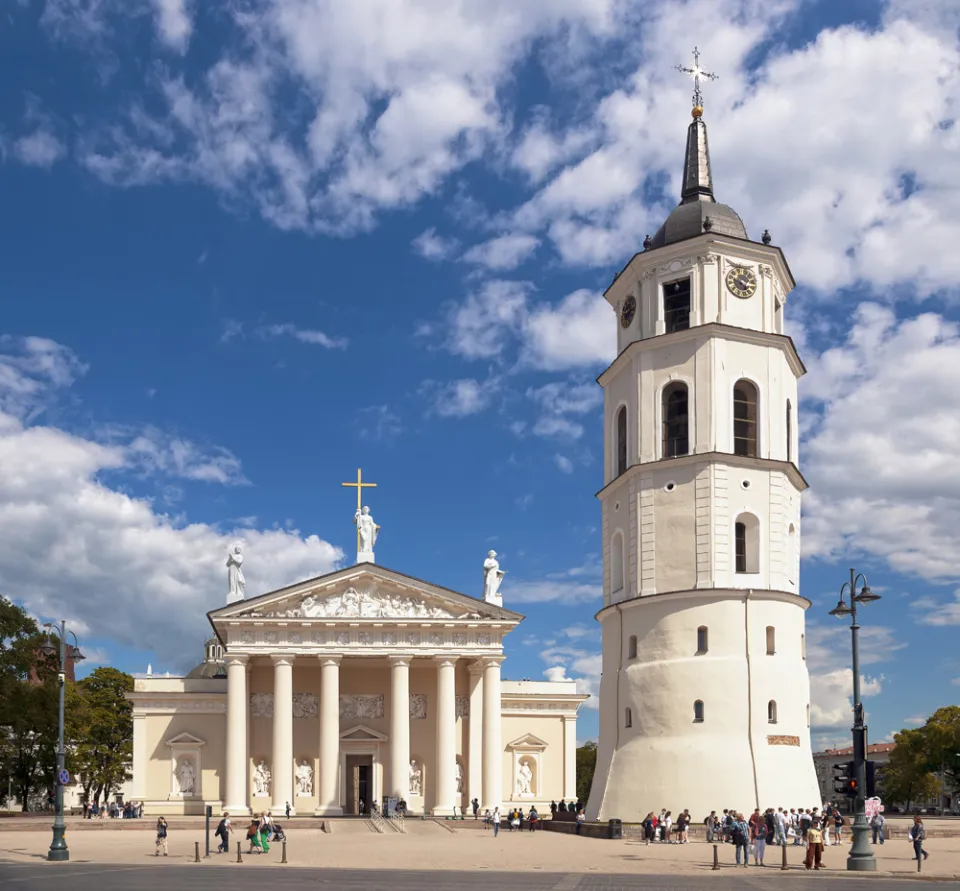 Vilnius Cathedral, west elevation