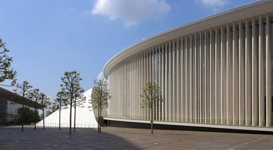 Philharmonie Luxembourg, Nordostansicht