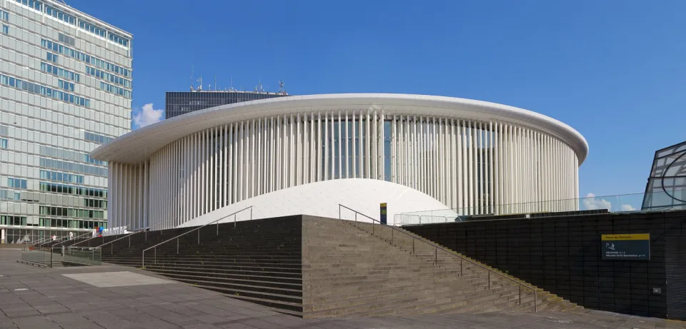 Philharmonie Luxembourg, Nordwestansicht