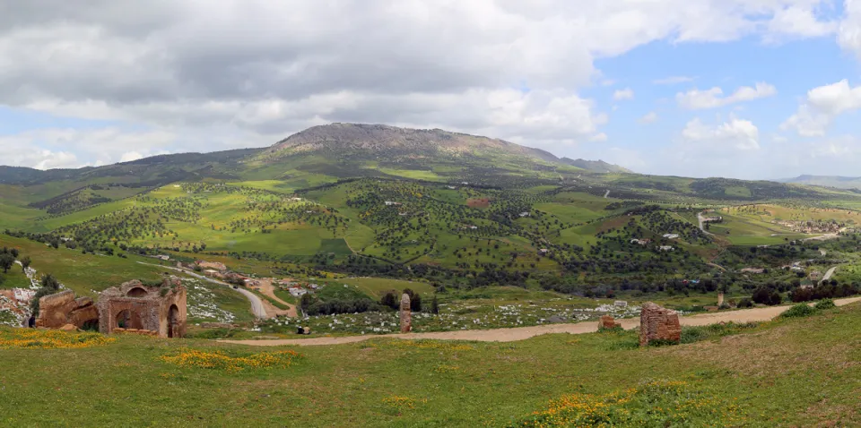 Berg Zalagh, Ansicht von Douar El Magta