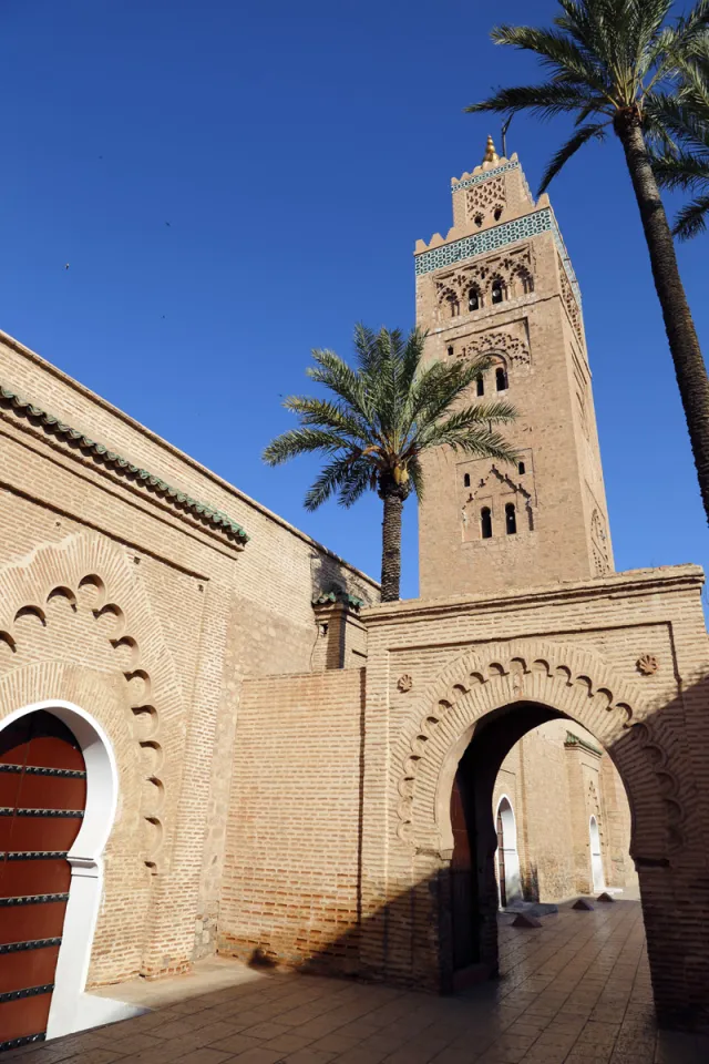 Koutoubia-Moschee, Ostansicht