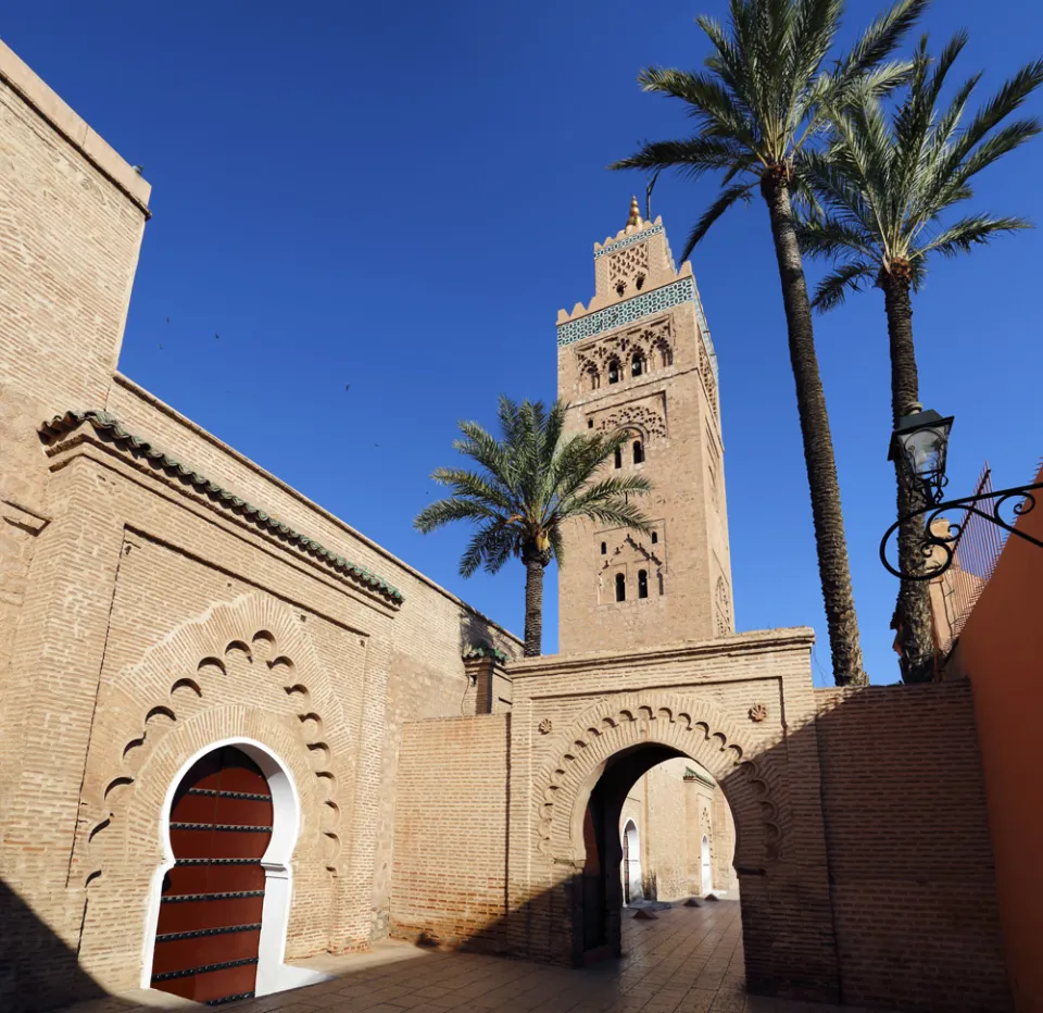 Koutoubia-Moschee, Ostansicht