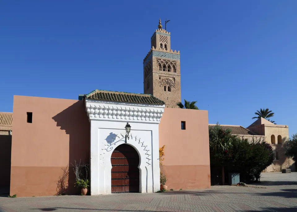 Koutoubia Mosque, Süd-Ansicht