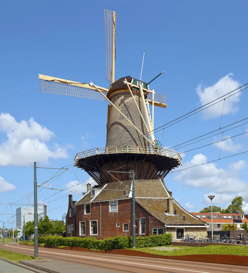 De-Roos-Windmühle, Südansicht