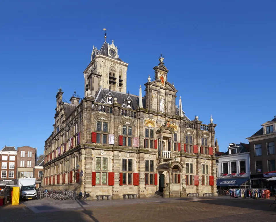 Rathaus von Delft, Ostansicht