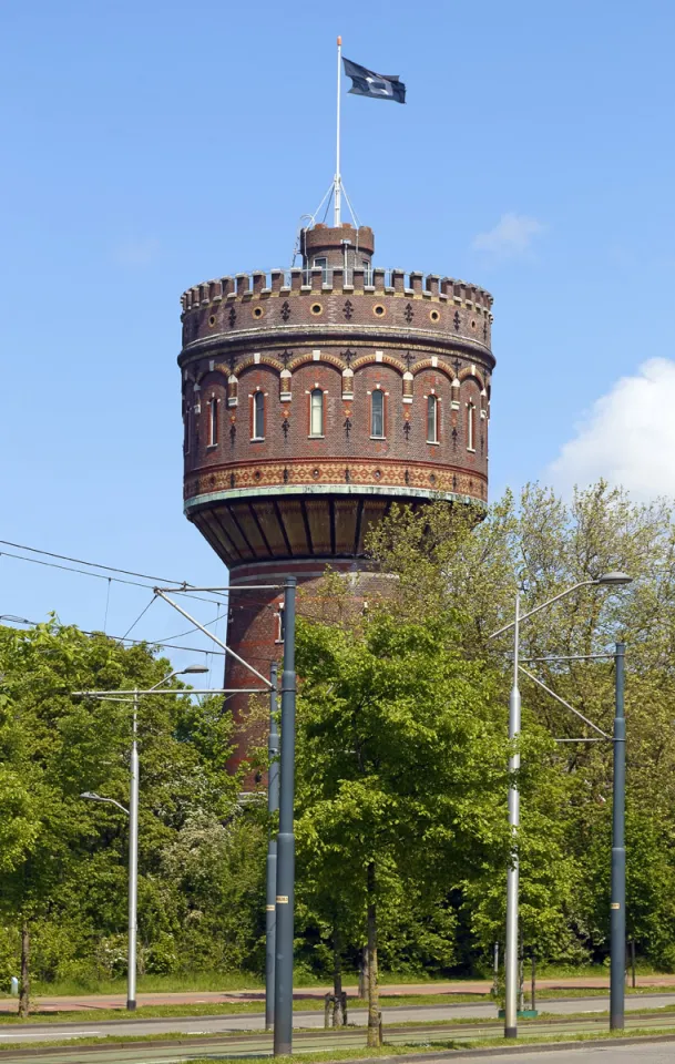 Delfter Wasserturm, Südansicht