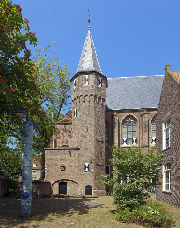 Sankt-Agatha-Kloster (Prinzenhof), Wallonische Kirche, Südansicht