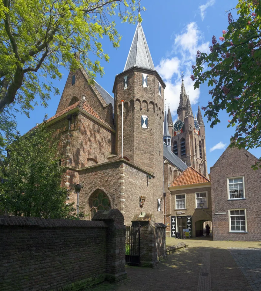 Sankt-Agatha-Kloster (Prinzenhof), Wallonische Kirche, Südwestansicht