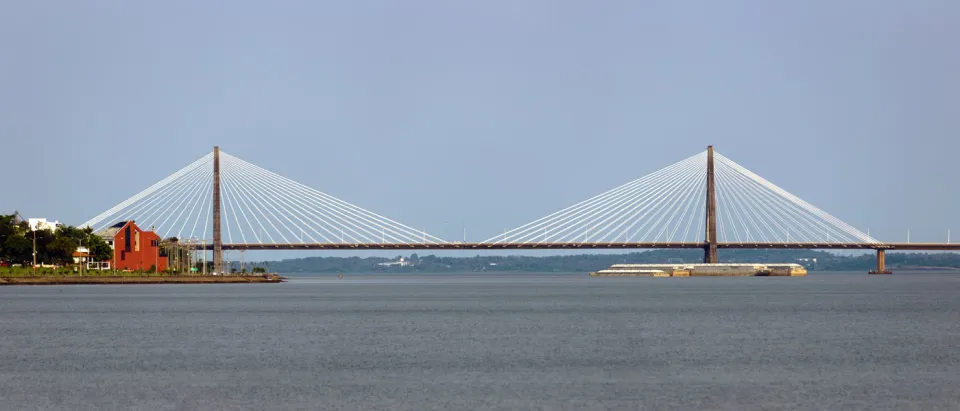 Internationale Brücke San Roque González de Santa Cruz, Nordansicht