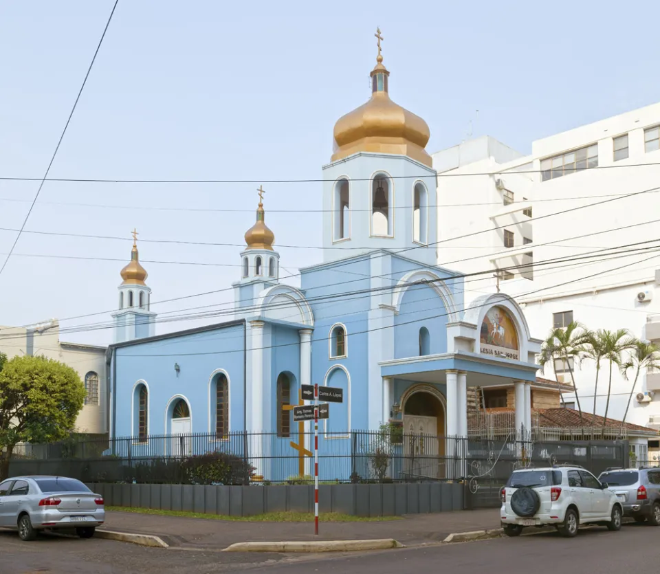 Orthodoxe Kirche St. Georg, Nordwestansicht