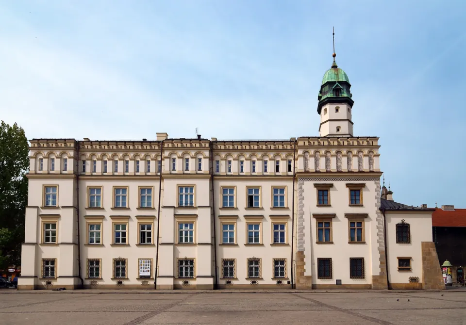 Rathaus von Kazimierz, Ostansicht vom Wolnica-Platz