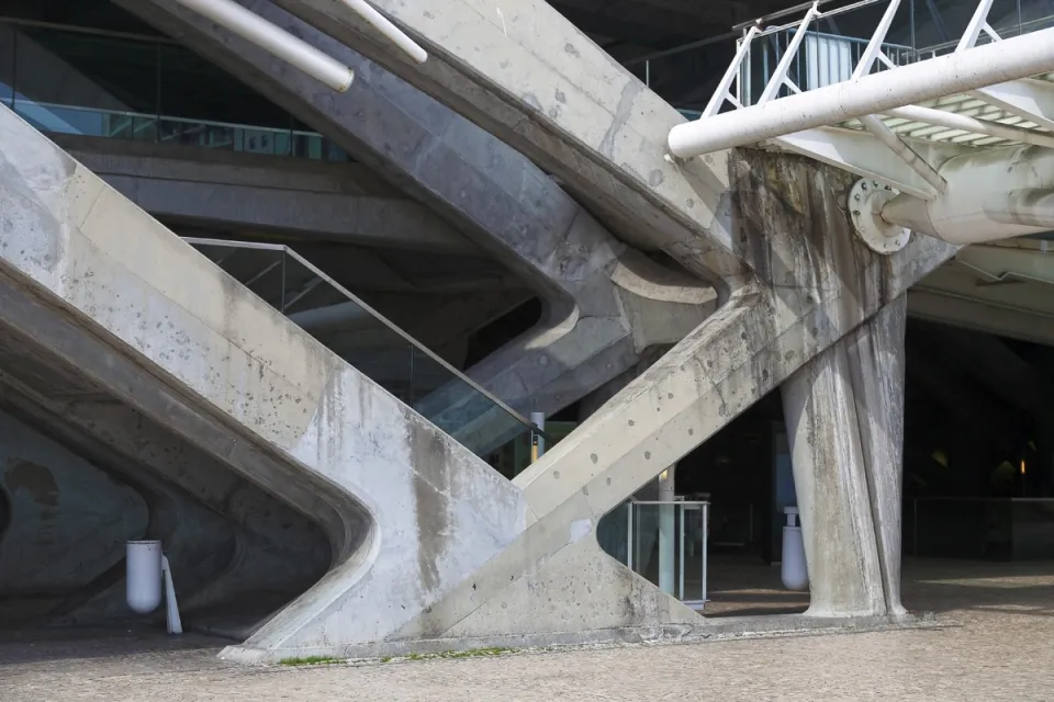 Bahnhof Lissabon Oriente, Details des Tragwerks