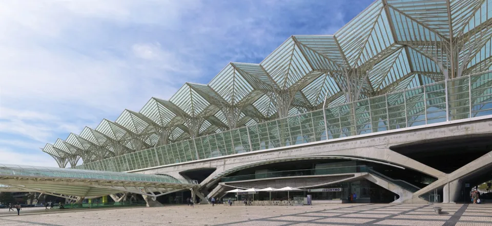 Bahnhof Lissabon Oriente, Nordostansicht