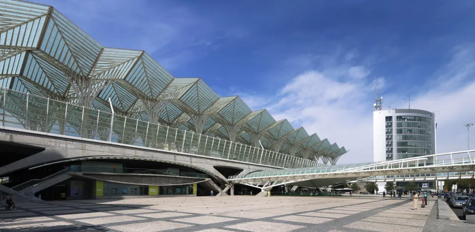 Bahnhof Lissabon Oriente, Südostansicht