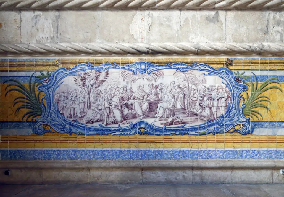 Hieronymiten­kloster, Refektorium, Azulejo