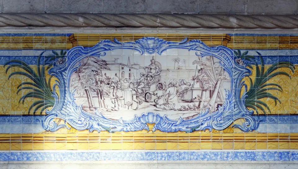 Hieronymiten­kloster, Refektorium, Azulejo