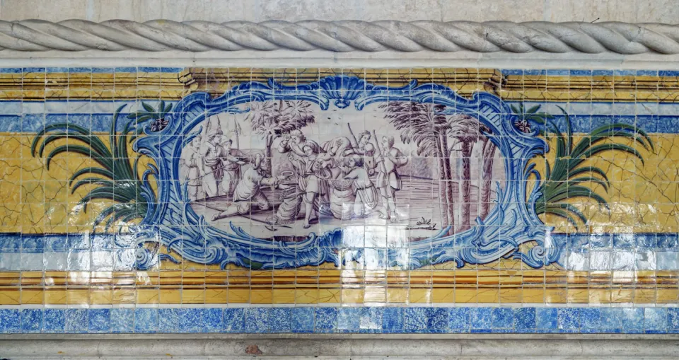 Hieronymiten­kloster, Refektorium, Azulejo