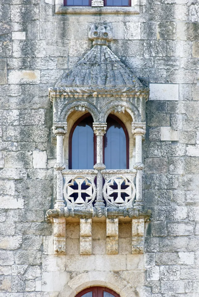 Turm von Belem, Balkon der Nordseite