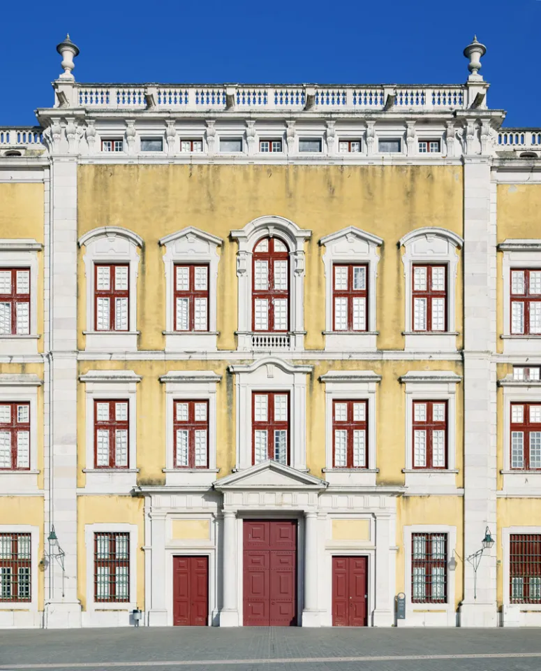 Königliches Gebäude von Mafra, Detail der Fassade