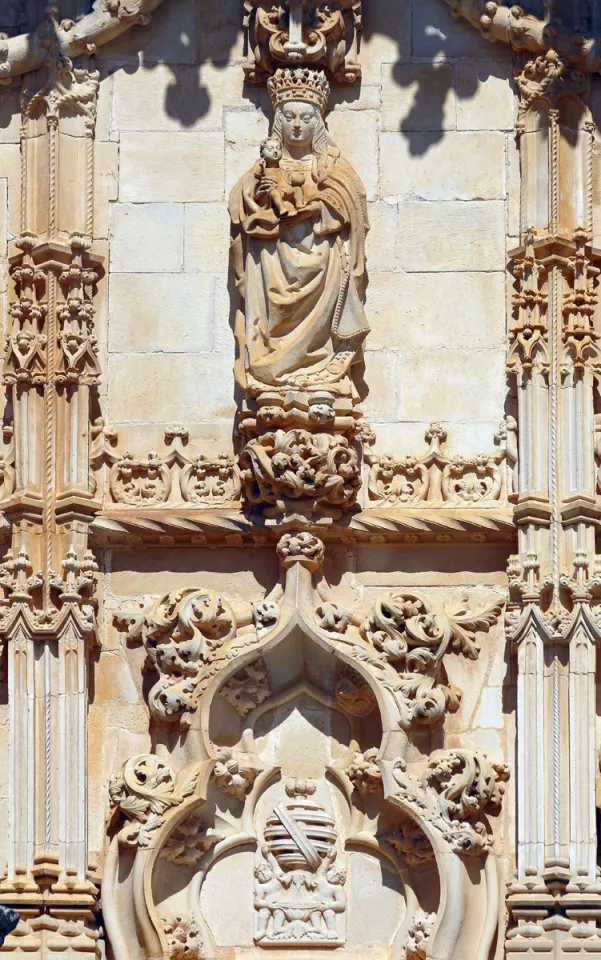 Christuskonvent, Manuelinische Kirche, Detail des Südportals