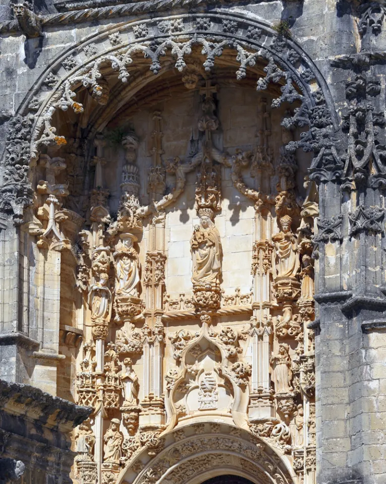 Christuskonvent, Manuelinische Kirche, Detail des Südportals