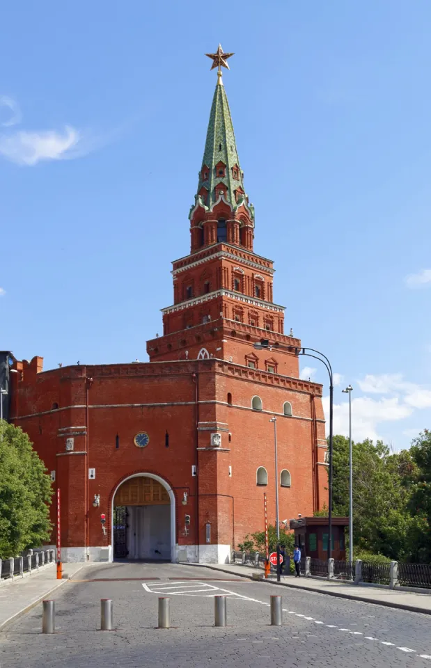 Moskauer Kreml, Borowizki-Turm, Nordwestansicht Moskauer Kreml, Borowizki-Turm, Nordwestansicht