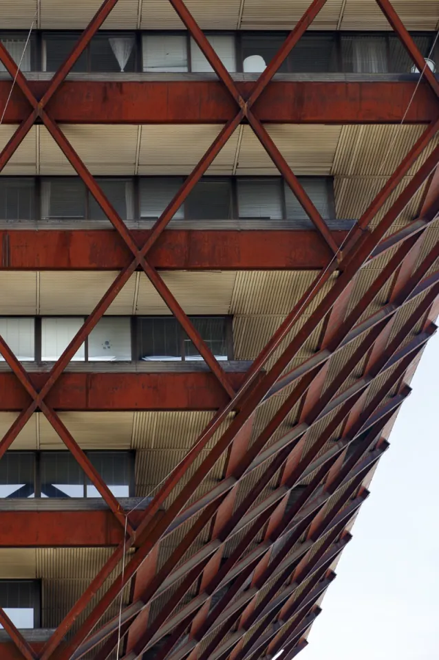 Gebäude des Slowakischen Radios, Detail der Fassade