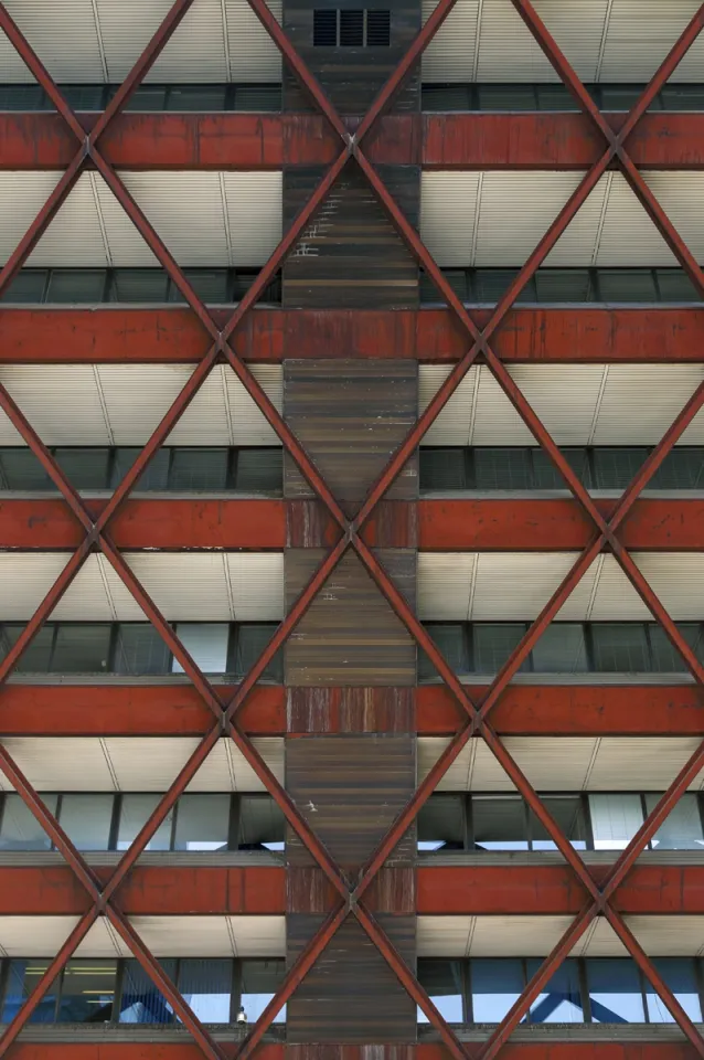 Gebäude des Slowakischen Radios, Detail der Fassade