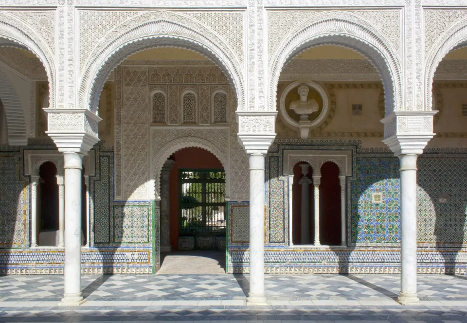 Haus des Pilatus, Arkaden des Hauptinnenhofs (Patio)