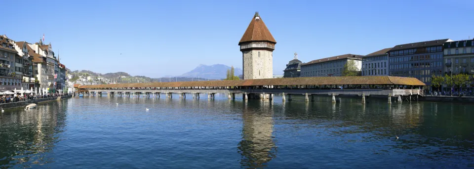 Kapellbrücke, Ostansicht