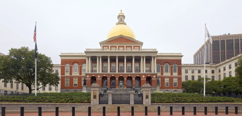 Massachusetts State House, Südansicht Massachusetts State House, Südansicht