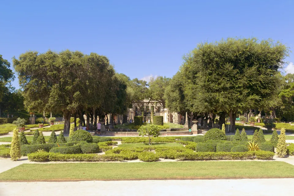 Villa Vizcaya, Gärten Villa Vizcaya, Gärten