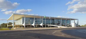 Planalto-Palast, Südwestansicht