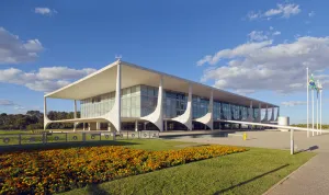 Planalto-Palast, Westansicht