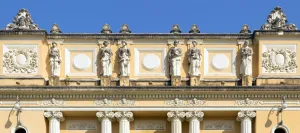 Justizpalast, Detail der Fassade