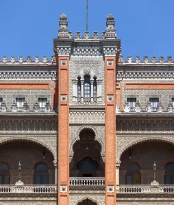 Palast von Manguinhos (Maurischer Pavilion), Detail der Fassade