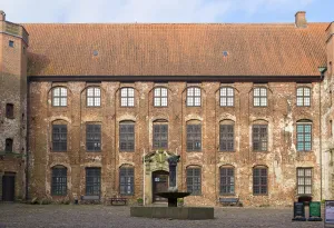 Koldinghus, innere Fassade des westlichen Flügels