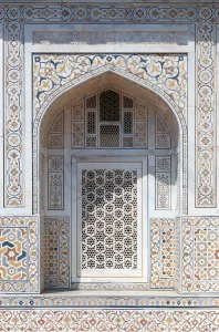 Grabmal des Itimad-ud-Daula, Mausoleum, Jali