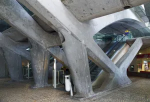 Bahnhof Lissabon Oriente, Details des Tragwerks