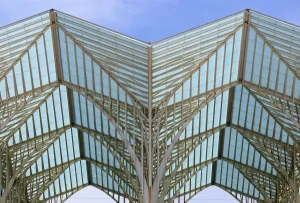 Bahnhof Lissabon Oriente, Detail des Daches