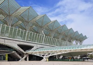 Bahnhof Lissabon Oriente, Südostansicht