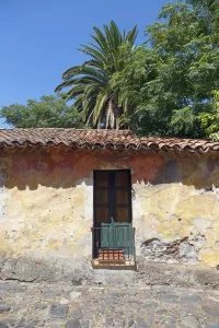 Calle de los Suspiros Nr. 86, Detail der Fassade mit Fenster