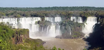 Iguazu-Wasserfälle, Fälle San Martín, Mbiguá, Bernabé Méndez, Adán, Eva und Bossetti